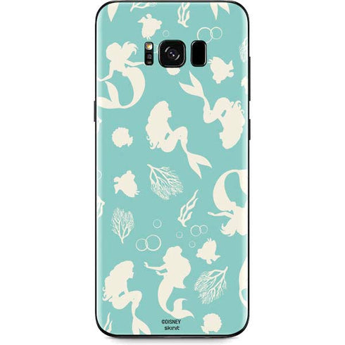 Disney The Little Mermaid Character Silhouette Pattern Galaxy S8 Plus Skin